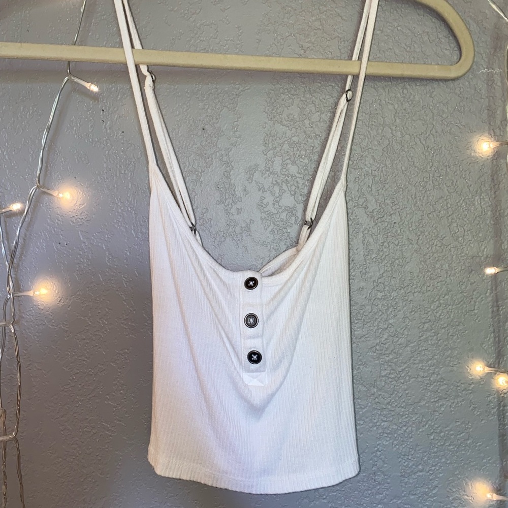 White crop top